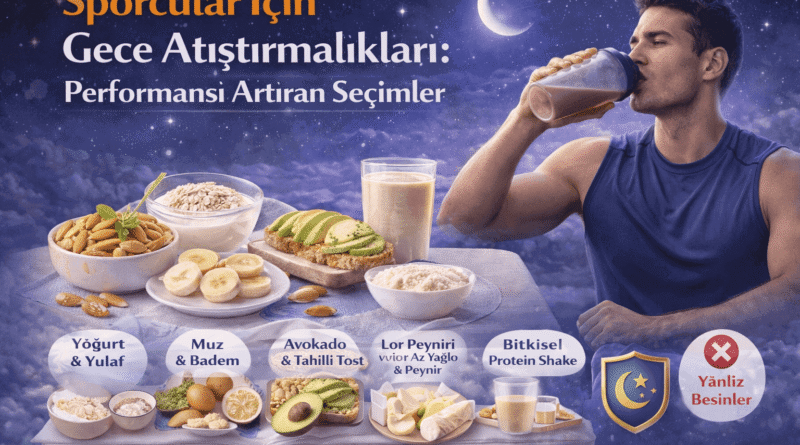 Sporcular İçin Gece Atıştırmalıkları: Performansı Artıran Seçimler
