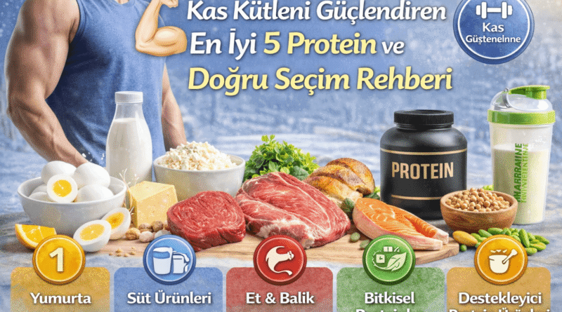 Kas Kütleni Güçlendiren En İyi 5 Protein ve Doğru Seçim Rehberi