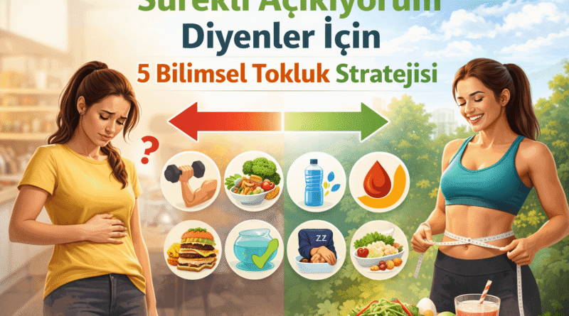 Sürekli Acıkıyorum Diyenler İçin 5 Bilimsel Tokluk Stratejisi