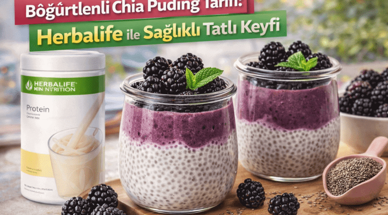 Böğürtlenli Chia Puding Tarifi Herbalife ile Sağlıklı Tatlı Keyfi