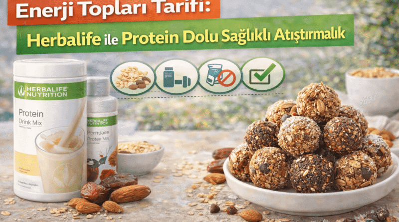 Enerji Topları Tarifi Herbalife ile Protein Dolu Sağlıklı Atıştırmalık