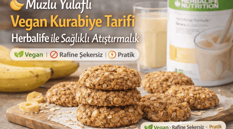 Muzlu Yulaflı Vegan Kurabiye Tarifi Herbalife ile Sağlıklı Atıştırmalık