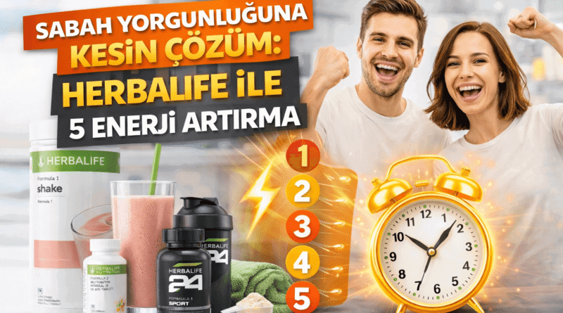 Sabah Yorgunluğuna Kesin Çözüm Herbalife ile 5 Enerji Artırma
