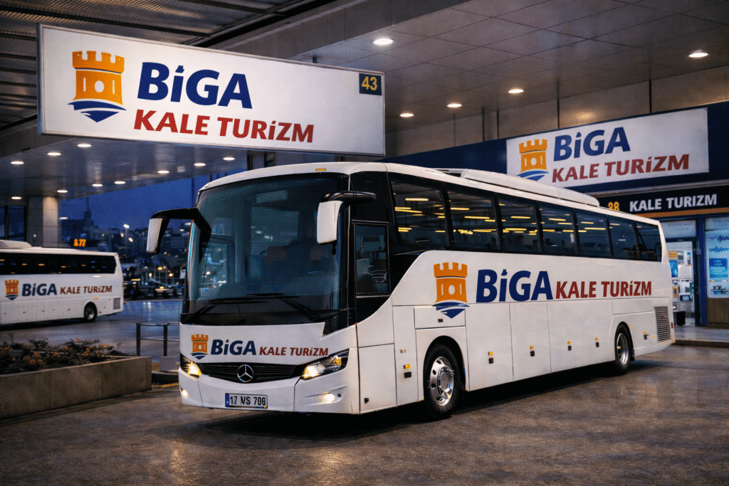 Biga Kale Turizm | Şubeler, İletişim ve Çanakkale–Bursa Otobüs