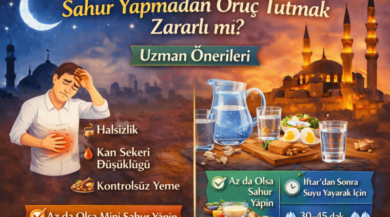 Sahur Yapmadan Oruç Tutmak Zararlı mı? | Uzman Önerileri