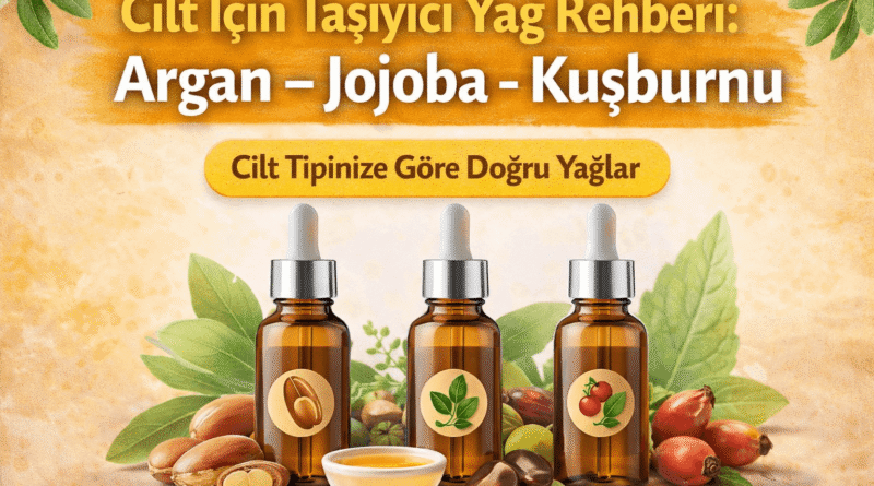 Cilt İçin Taşıyıcı Yağ Rehberi: Argan, Jojoba ve Kuşburnu Yağı