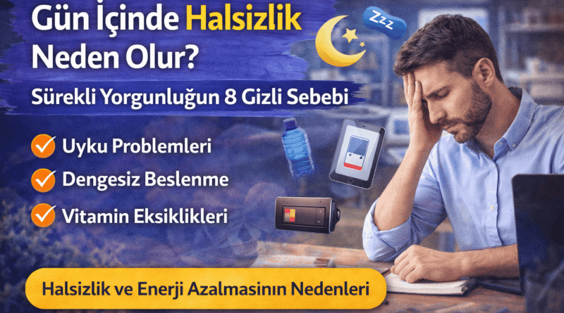 Gün İçinde Halsizlik Neden Olur? Sürekli Yorgunluğun 8 Sebebi
