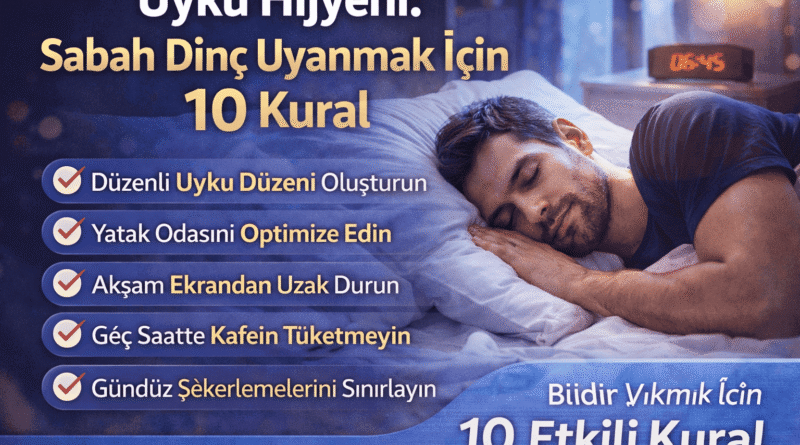 Uyku Hijyeni Nedir? Sabah Dinç Uyanmak İçin 10 Etkili Kural
